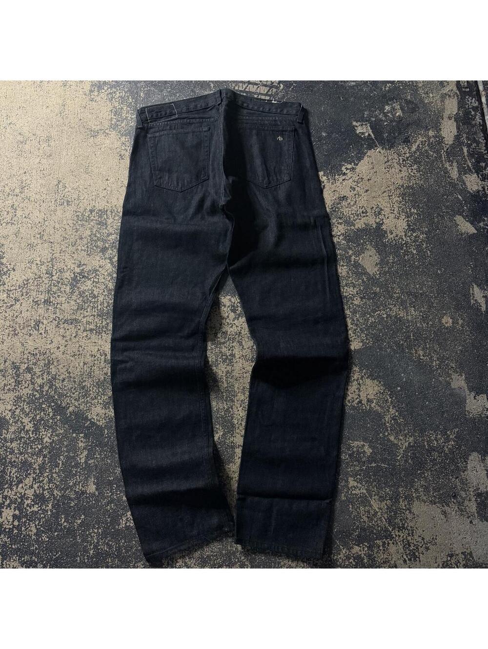 Y2K Dark Wash Rag & Bone Standard Blue Denim